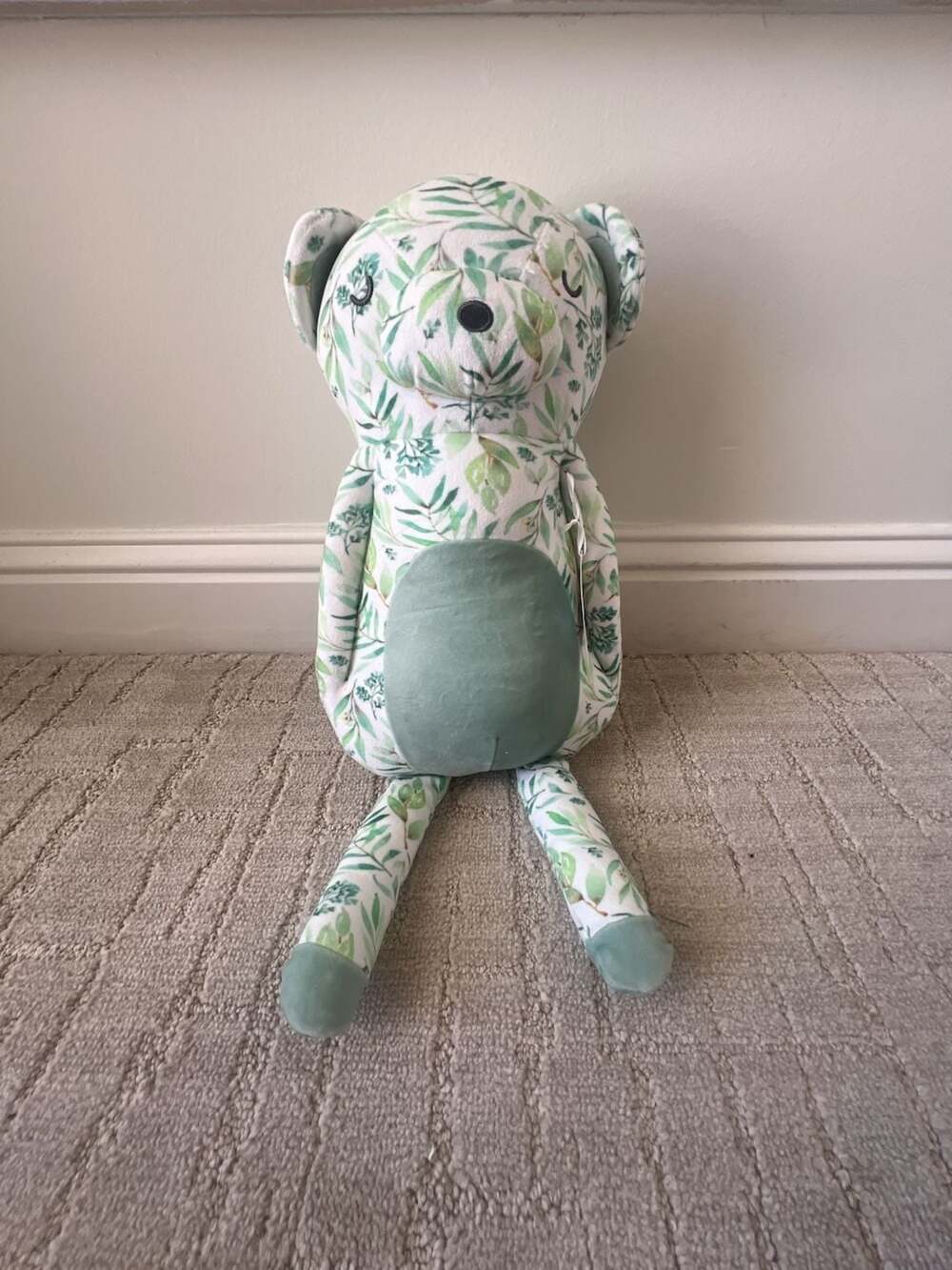 Goosewaddle Basil Bear Mint Super Soft Plush Toy